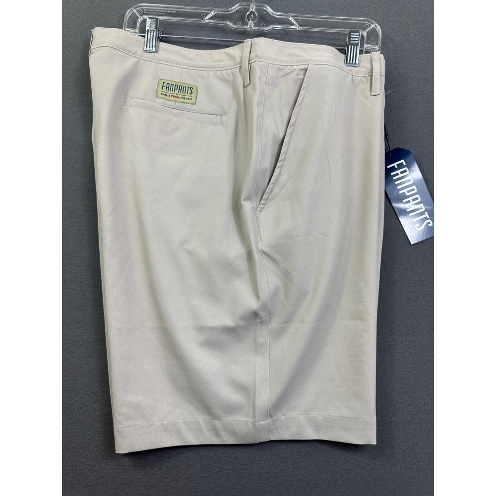 Fanpants Men's Performance Golf Shorts Khaki Beige‎ Size 38 NWT